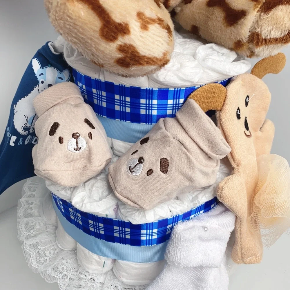 Puppy Diaper Cake, Doggy Diaper Cake